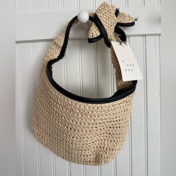 a new day Handbags - A New Day Woven Straw Bag -FLAW CALLOUT